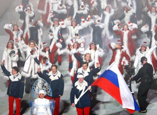 Торжественное открытие олимпиады в Сочи
