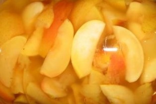 маринованные яблоки дольками
