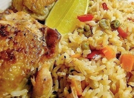 Блюда из риса и курицы